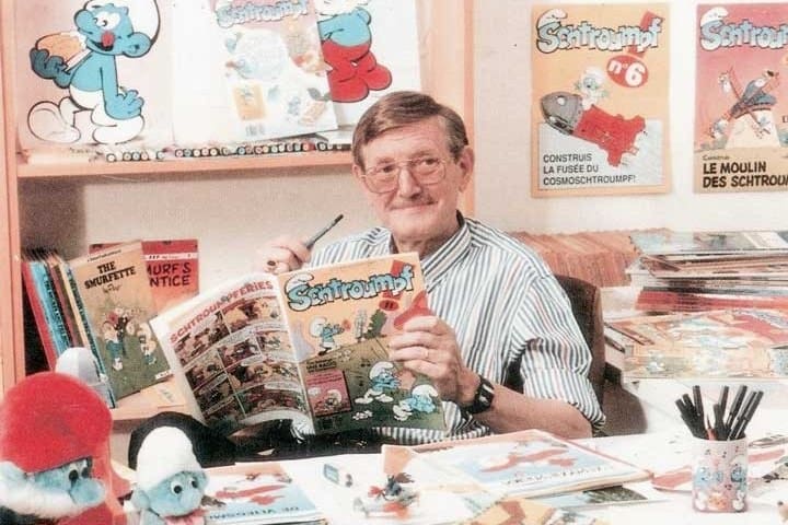 2. Pierre Culliford, el creador de los pitufos. Foto - ntrguadalajara.com