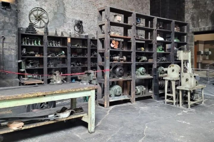 3. Maquinaria en el Museo Numismático Nacional. Foto - Godinez Chilangos