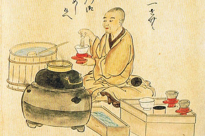 3. Ceremonia del té durante la último período Edo. Foto - Wikimedia Commons
