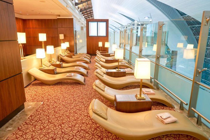 4. Lounge de Emirates First. Foto - Alamy