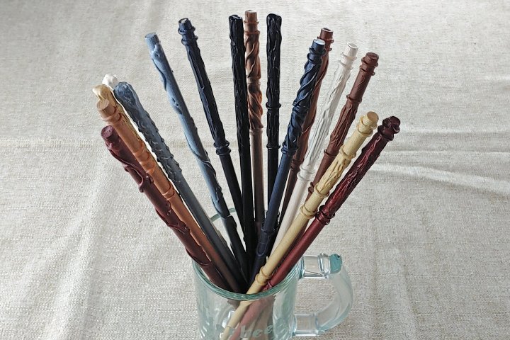 4. Varitas de Harry Potter. Foto - dynamicalley (Etsy)