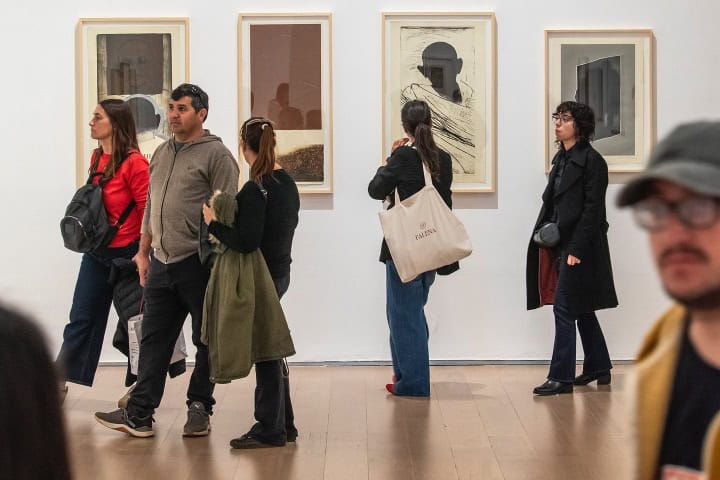 5. Visitantes en El MALBA. Foto - @museomalba (Instagram) (Primavera en Buenos Aires)