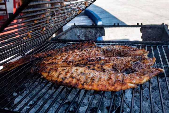 6. Pescado Zarandeado en Armería. foto - Visita Colima