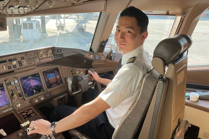 6. Piloto de ANA. Foto - All Nippon Airways (Facebook)