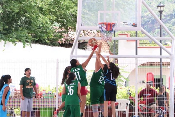 6. Torneo femenil de basquet en la Feria del Elote 2019 en Jala. Foto - Feria del Elote Jala