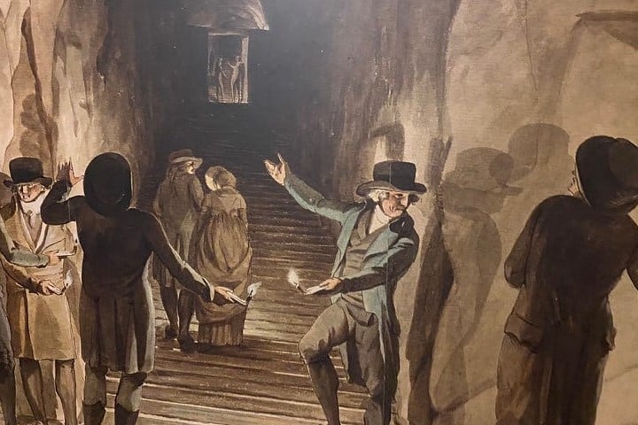 7. Ilustración de autor anónimo de las Catacumbas. Foto - París guía práctica