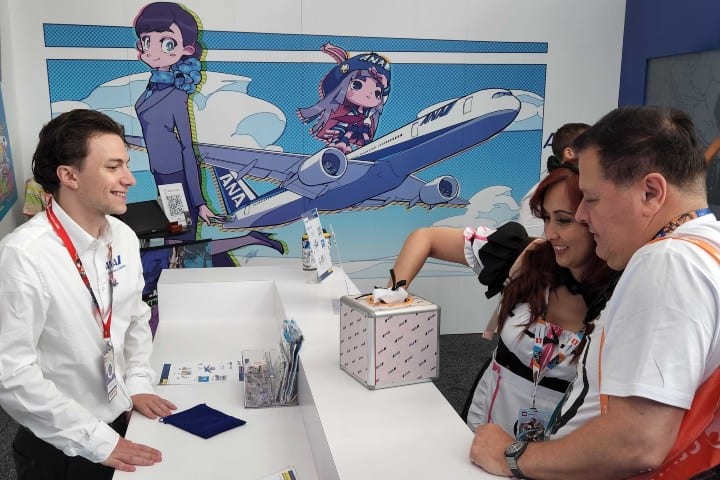 7. Expo anime de ANA. Foto - All Nippon Airways (Facebook)