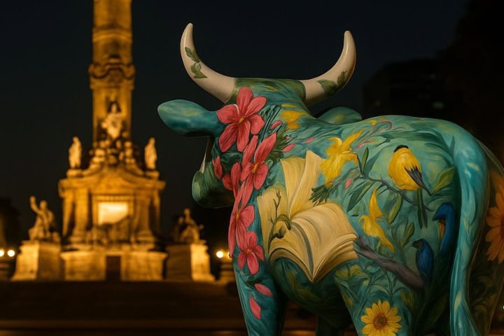 8. Vaca de CowParade 2025. Foto - @nangaffare (Instagram)