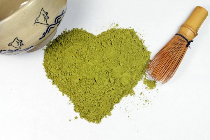 8. Corazón de matcha. Foto - Alamy