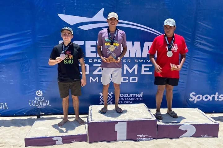 8. Ganadores de Oceanman Cozumel 2024. Foto - oem