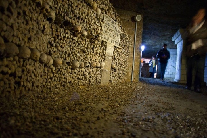 9. Catacumbas de París. Foto - Alamy