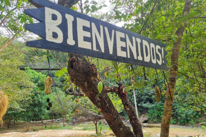EXTRA. Entrada al Ecoturismo Comunitario Santa Rita Las Flores. Foto - Ecoturismo Comunitario Santa (Facebook)