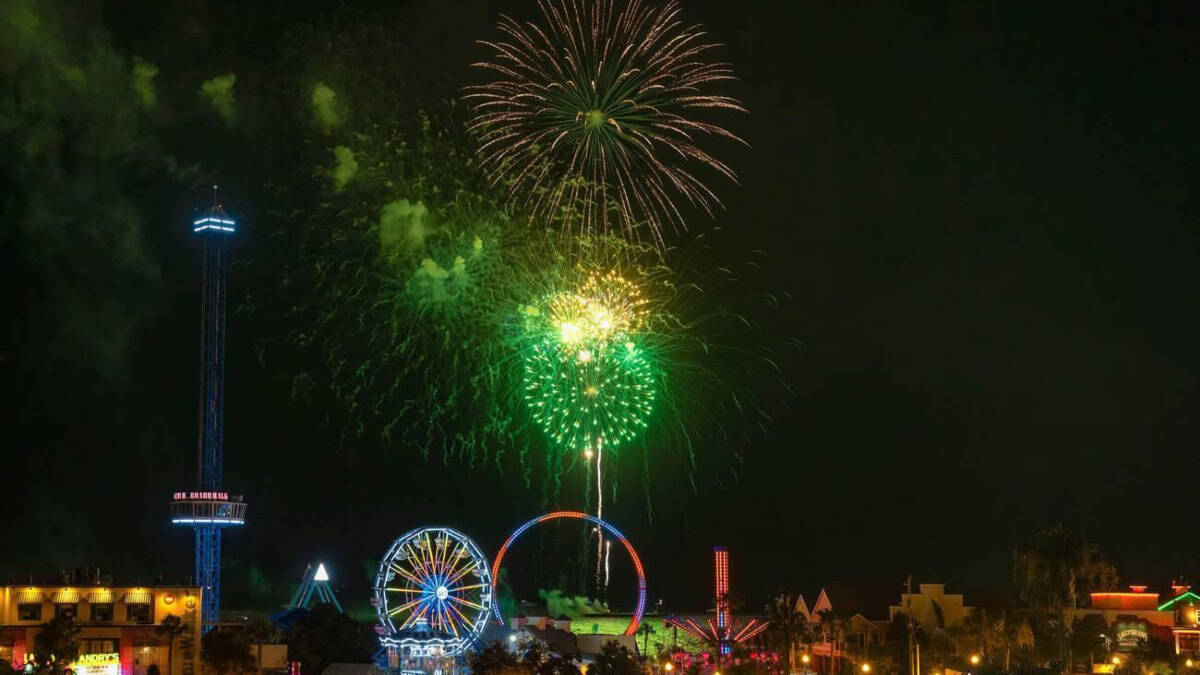 SHOW DE FUEGOS ARTIFICIALES EN KEMAH BOARDWALK