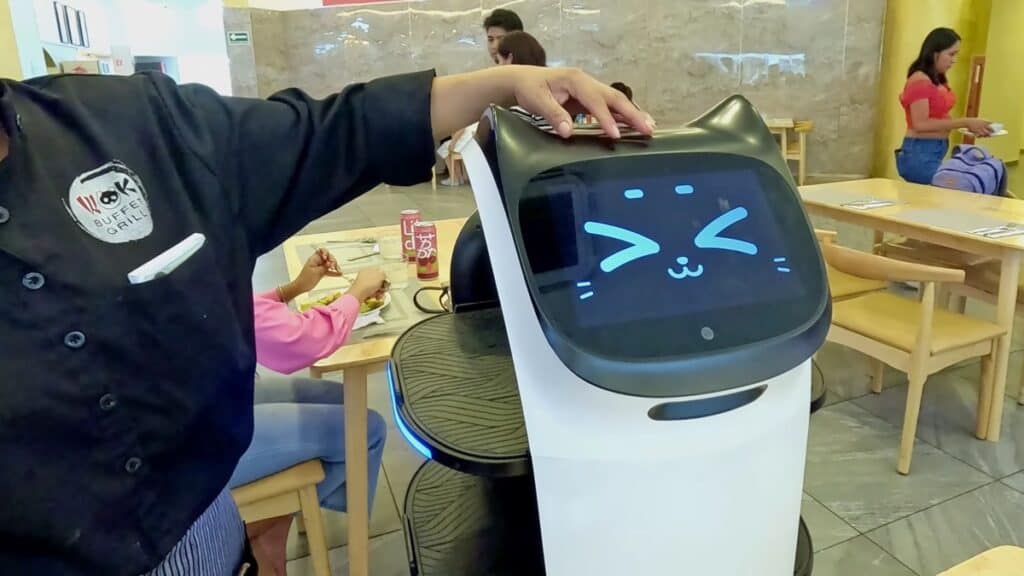 TEMPLE WOK, UN RESTAURANTE CON UNA ROBOT MESERA