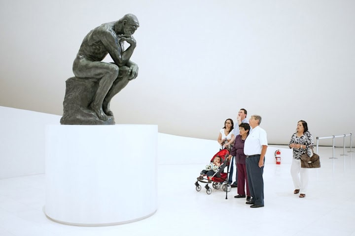 10. El Pensador en el Museo Soumaya. Foto - El ojo del arte