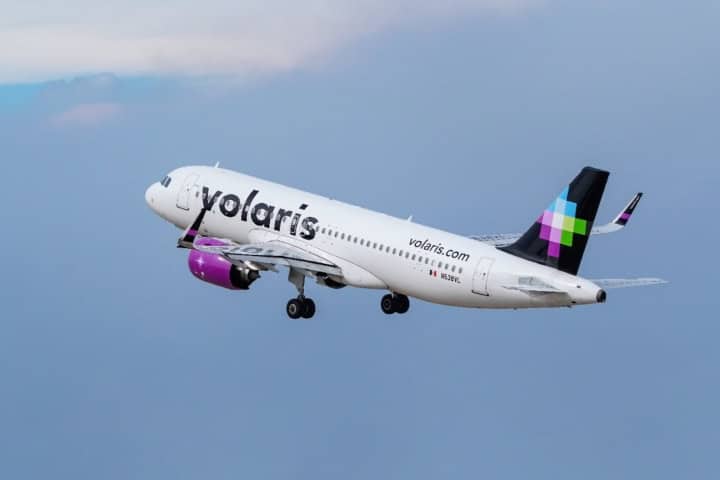 2. Avión de Volaris. Foto - The Cabon Sun