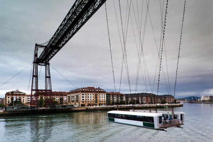 3. Plataforma en el Puente de Vizcaya. Foto - Onda Vasca