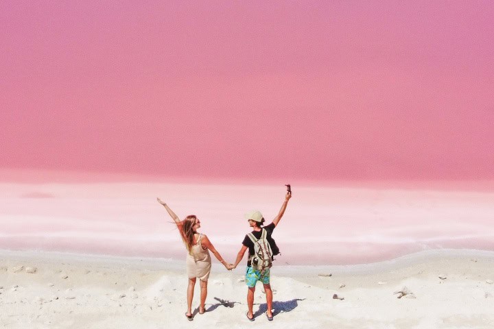 3. Pareja en Las Coloradas. Foto - @siempreyendo_ (Instagram)