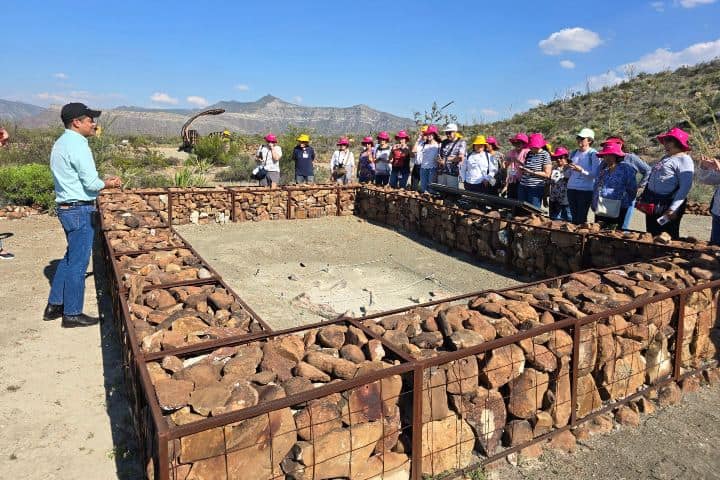 3. Viaje de Vinos y Dinos en Rincón Colorado. Foto - Rehiletes