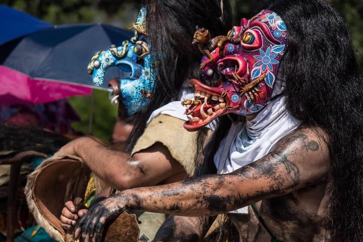 4. Máscaras en la Danza de los Tastoanes. Foto - Alamy
