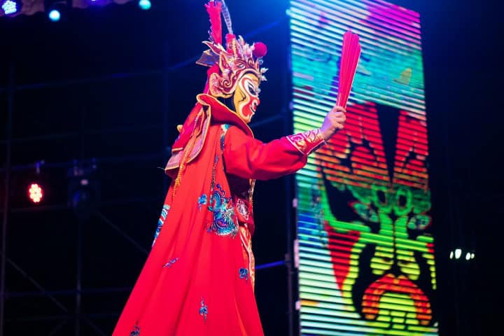 5. Espectaculo de bianlian en Tianfu. Foto - Tianfu Festival (Facebook)