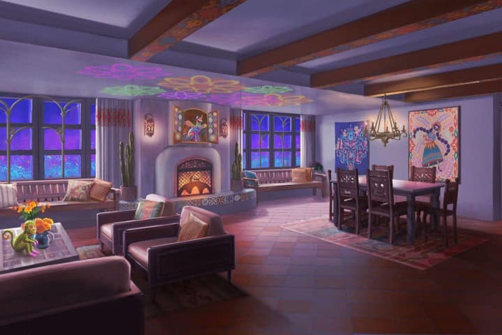 6. Concepto artístico de Suite de Coco. Foto - Doctor Disney (Facebook)