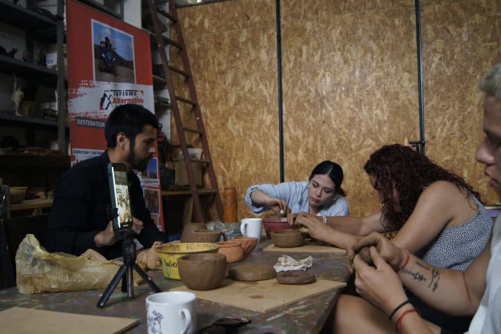 6. Clase de escultura en la Ruta Jaramillo. Foto - Gus Espinosa