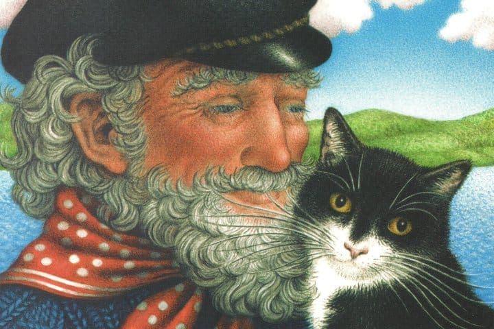 6. Ilustración del libro The Mousehole Cat. Foto - Cat & Mouse