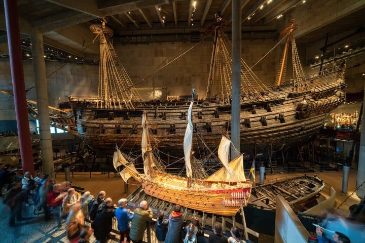 7. Visitantes en el Museo Vasa. Foto - Alamy