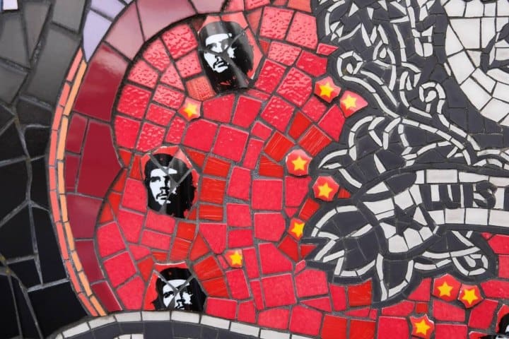 7. Che Guevara en mosaico. Foto - Alamy