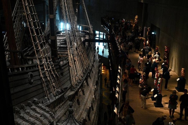 9. Visitantes en el Museo Vasa. Foto - Alamy