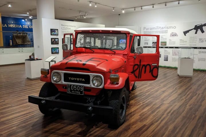 9. Carros de la Masacre de La Rochela. Foto - u/ed8907 (Reddit)