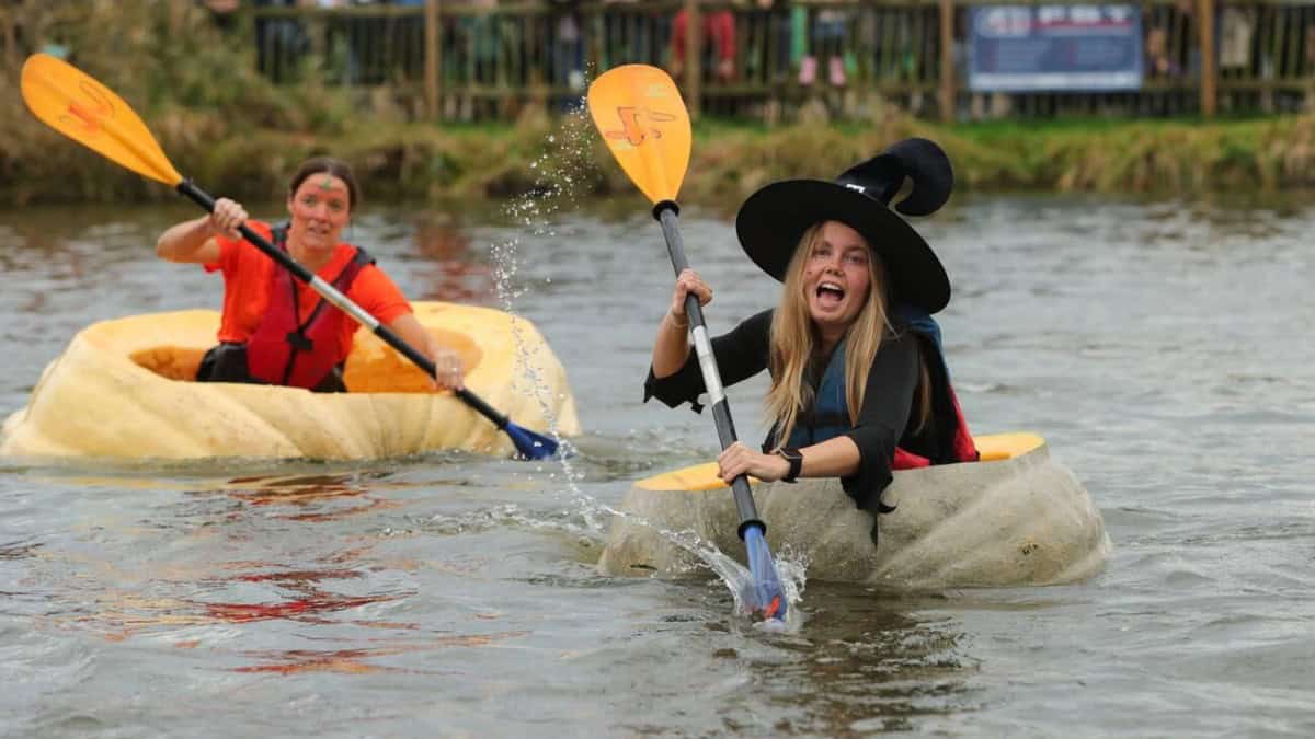 REGATA ANUAL DE CALABAZAS GIGANTES EN NUEVA ESCOCIA