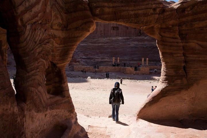 1. Viajeros en Petra. Foto - Getty Images