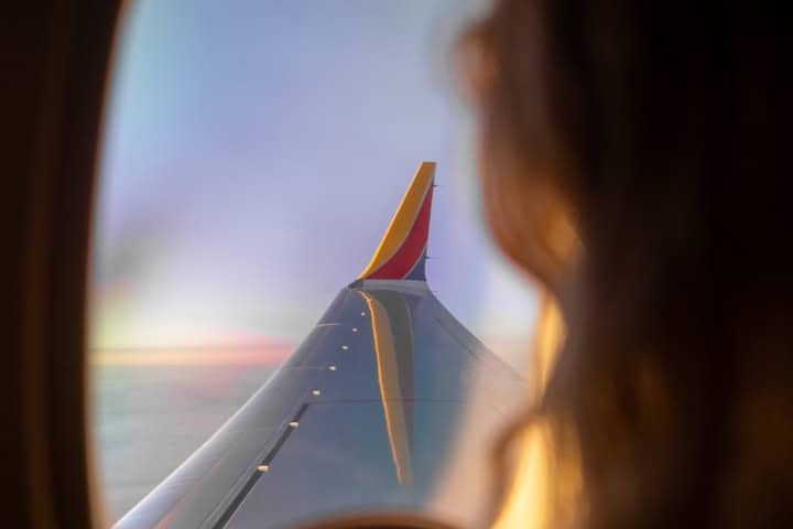 1. Ventanilla de Southwest Airlines. Foto - Southwest Airlines (Facebook)