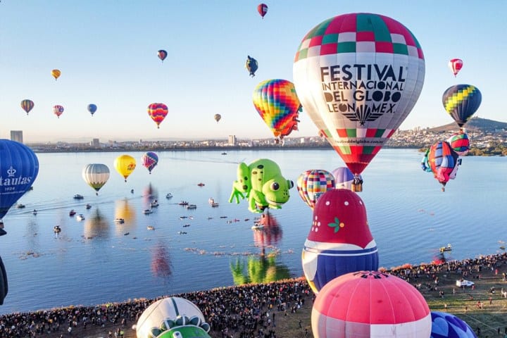 1. Festival Internacional del Globo de León. Foto - Festival Internacional del Globo