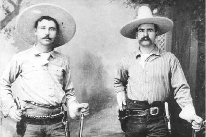 2. Vaqueros mexicanos alrededor de 1885. Foto - reeneesart (Etsy)