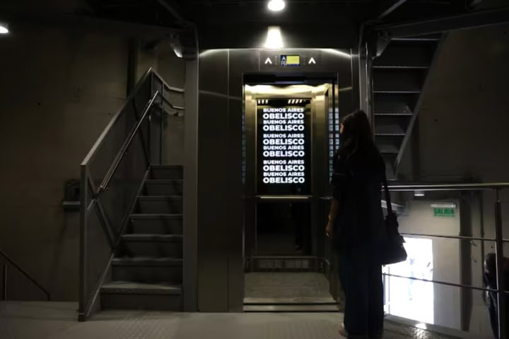 2. Ascensor del Obelisco. Foto - Alertas Transito