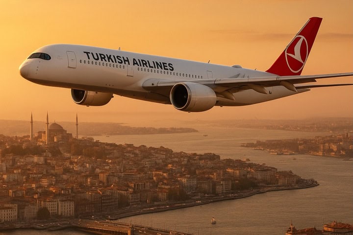 2. Avión de Turkish en Estambul. Foto - @airport_fatih (Instagram)