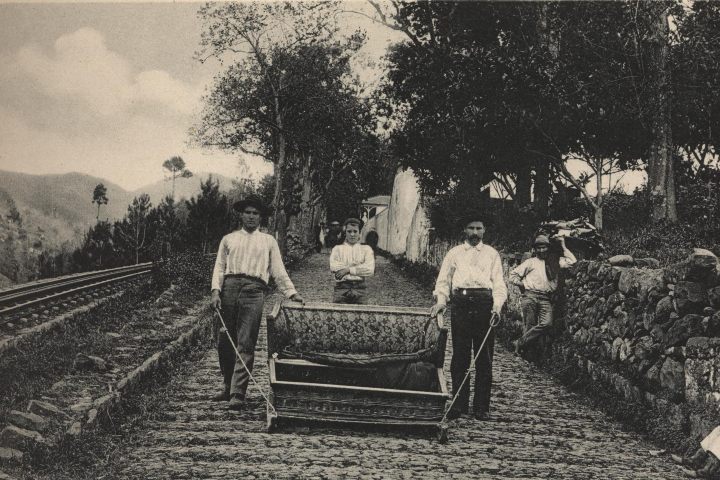 2. Antigua foto de los Carreiros do Monte. Foto - Wikimedia Commons