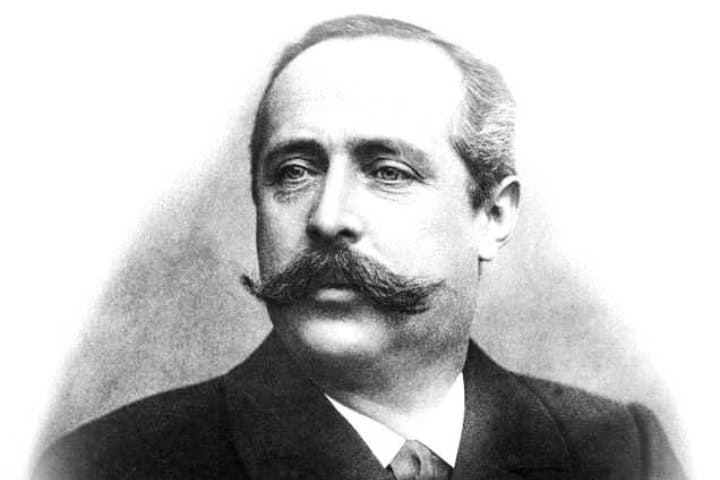 3. Antiguo retrato de Paul Pfund. Foto - Pfunds Molkerei
