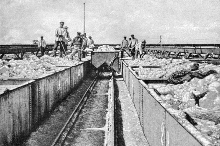 3. Grabado de fábrica chilena de nitrato de sodio. Foto - Alamy