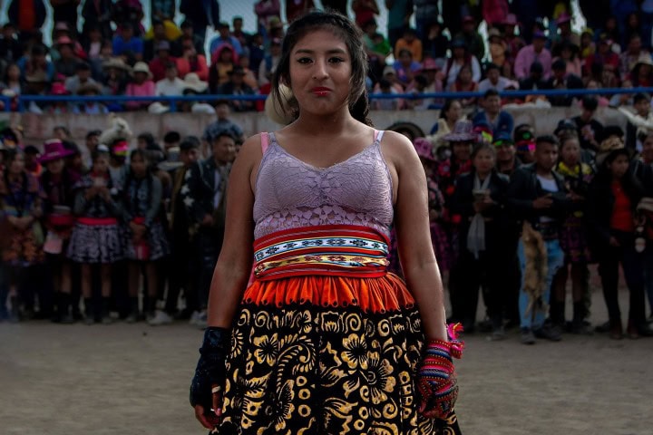 4. Participante del Takanakuy. Foto – @roger.davila_p (Instagram)