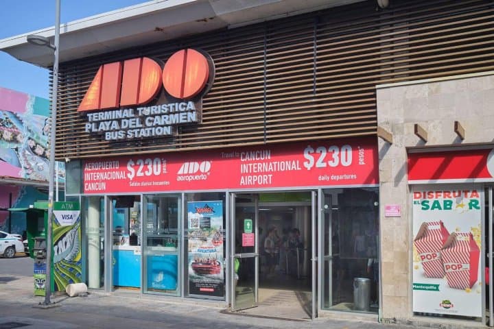 4. Estación de ADO en Playa del Carmen. Foto - Alamy