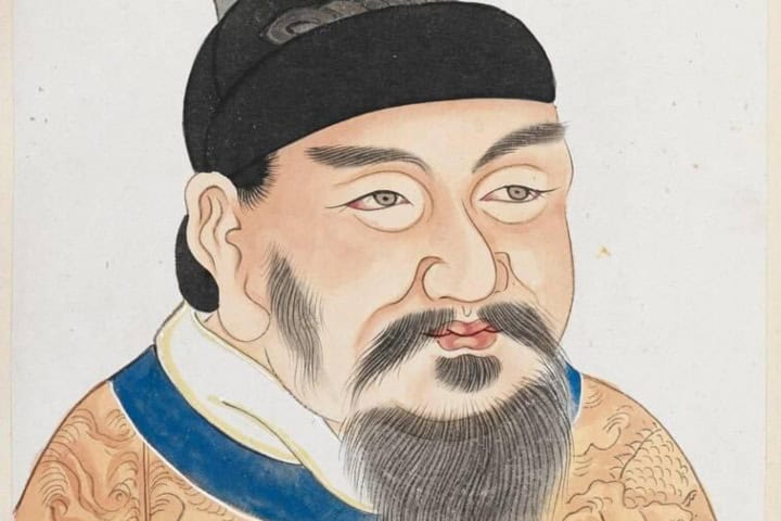 5. Antigua ilustración del emperador Gaozong. Foto - Alamy