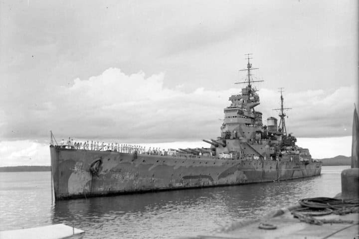 5. HMS Prince of Wales: Buque británico durante la Segunda Guerra Mundial. Foto - Wikimedia Commons