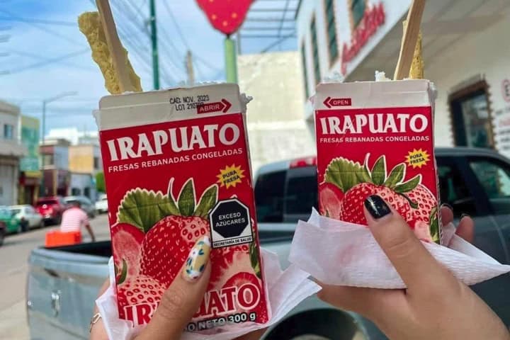 5. Congeladas de fresas. Foto - @asetur_mx (Instagram)