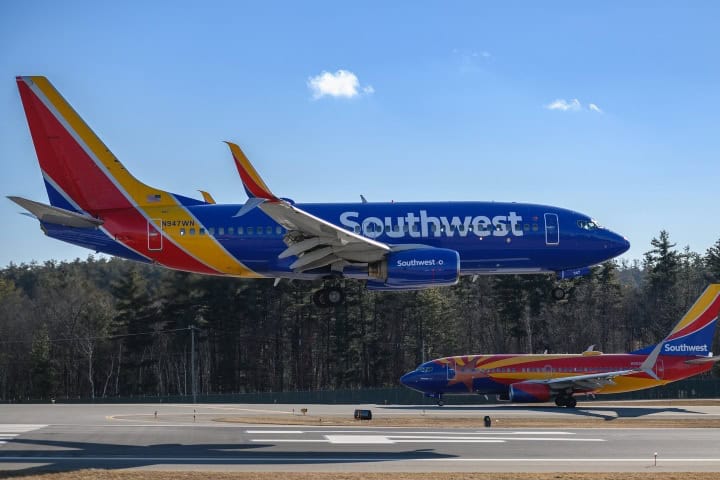 7. Aviones de Southwest Airlines. Foto - Southwest Airlines (Facebook)