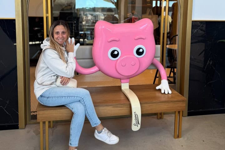 8. Visitante en Lucciano’s Central. Foto - @idelercavagnaro (Instagram)