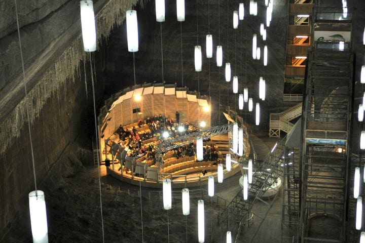EXTRA. Anfiteatro en Salina Turda. Foto - salinaturda